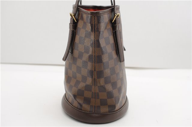 Authentic Louis Vuitton Damier Marais Bucket Shoulder Tote Bag N42240 LV 3853F