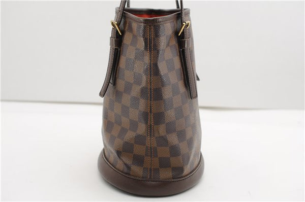 Authentic Louis Vuitton Damier Marais Bucket Shoulder Tote Bag N42240 LV 3853F