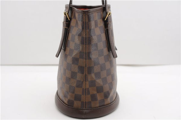 Authentic Louis Vuitton Damier Marais Bucket Shoulder Tote Bag N42240 LV 3853F