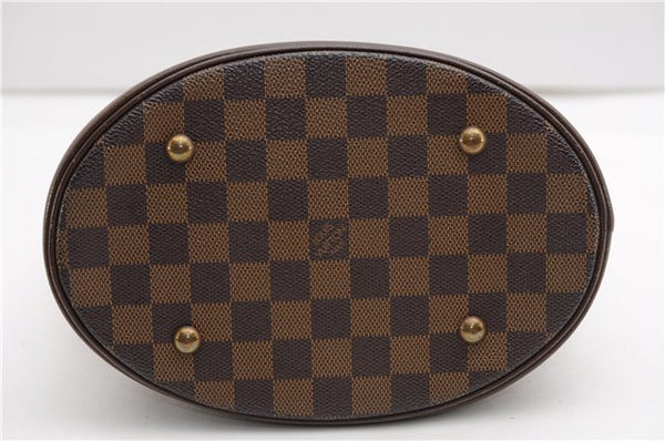 Authentic Louis Vuitton Damier Marais Bucket Shoulder Tote Bag N42240 LV 3853F