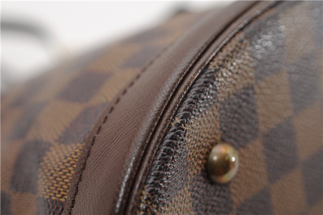 Authentic Louis Vuitton Damier Marais Bucket Shoulder Tote Bag N42240 LV 3853F