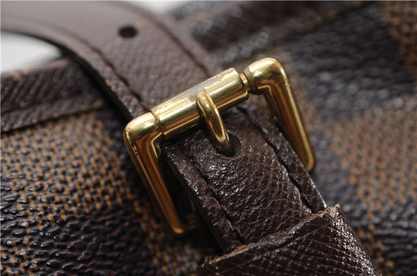 Authentic Louis Vuitton Damier Marais Bucket Shoulder Tote Bag N42240 LV 3853F