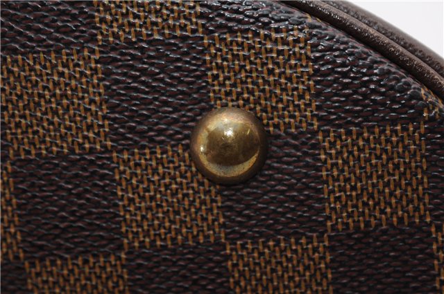 Authentic Louis Vuitton Damier Marais Bucket Shoulder Tote Bag N42240 LV 3853F