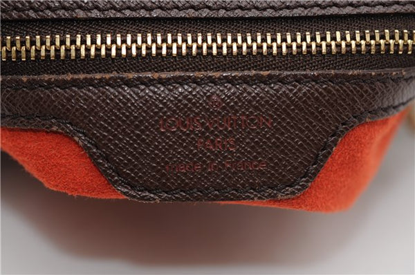 Authentic Louis Vuitton Damier Marais Bucket Shoulder Tote Bag N42240 LV 3853F