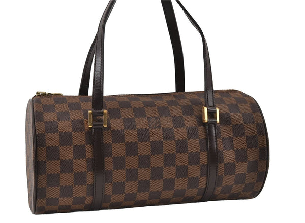 Authentic Louis Vuitton Damier Papillon 30 Hand Bag Purse N51303 LV 3853I