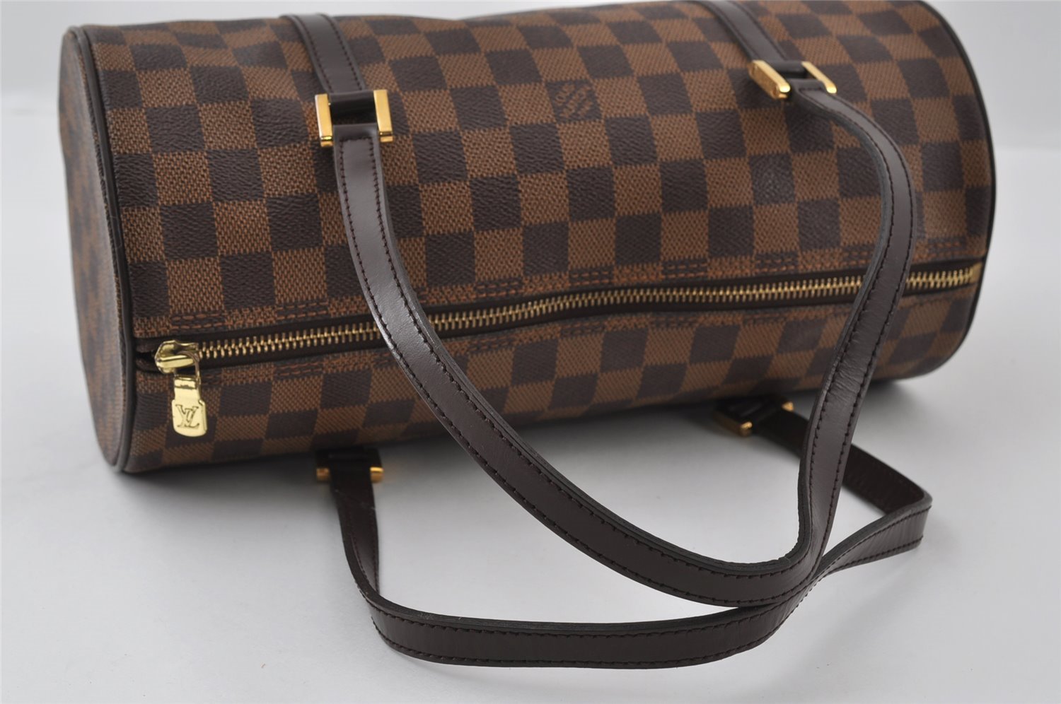 Authentic Louis Vuitton Damier Papillon 30 Hand Bag Purse N51303 LV 3853I