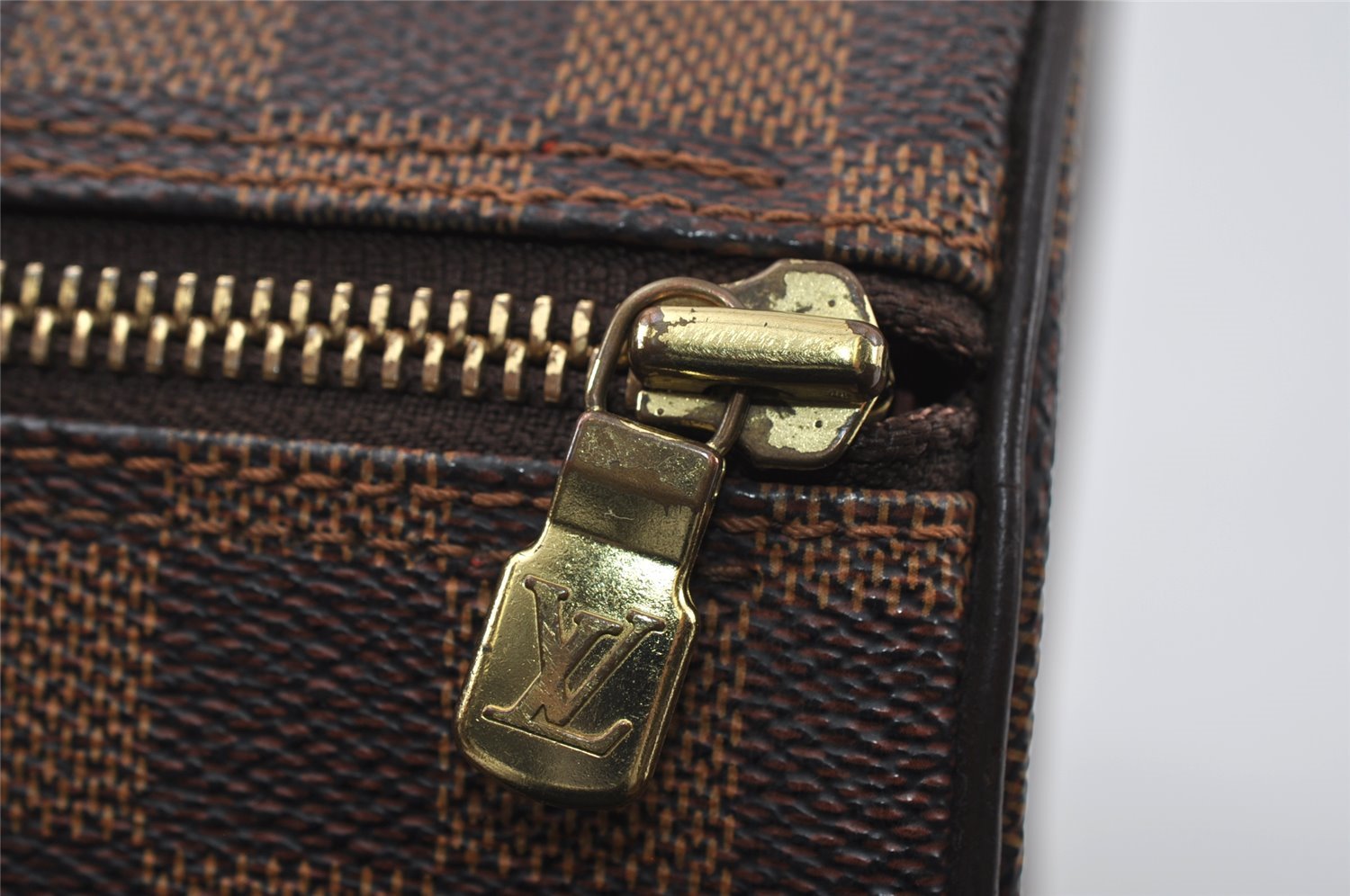 Authentic Louis Vuitton Damier Papillon 30 Hand Bag Purse N51303 LV 3853I