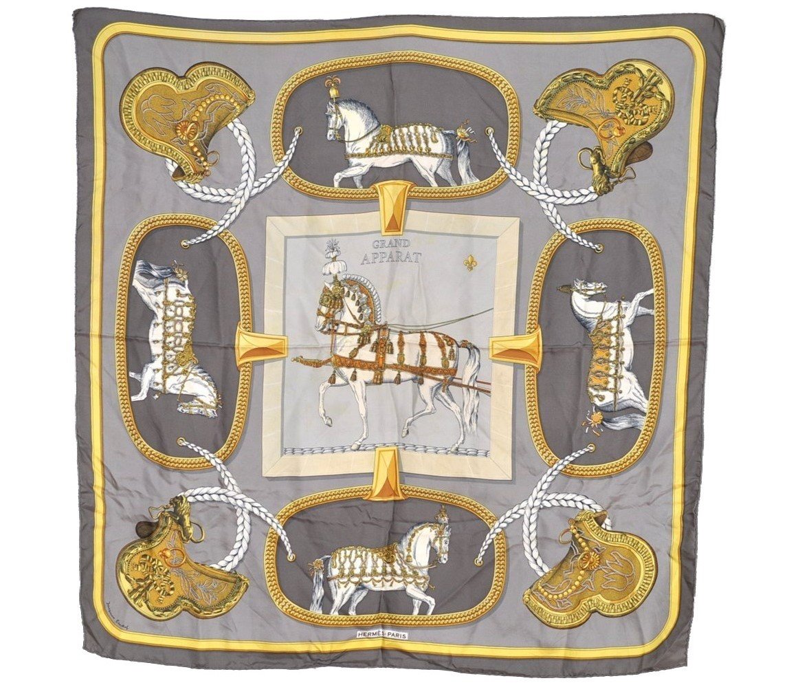 Authentic HERMES Carre 90 Scarf 