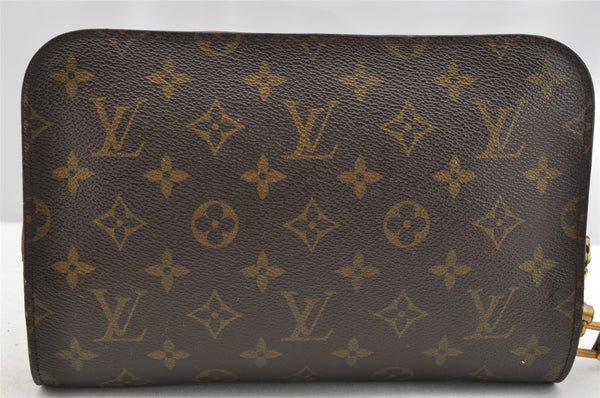 Authentic Louis Vuitton Monogram Orsay Clutch Hand Bag Purse M51790 LV 3855I