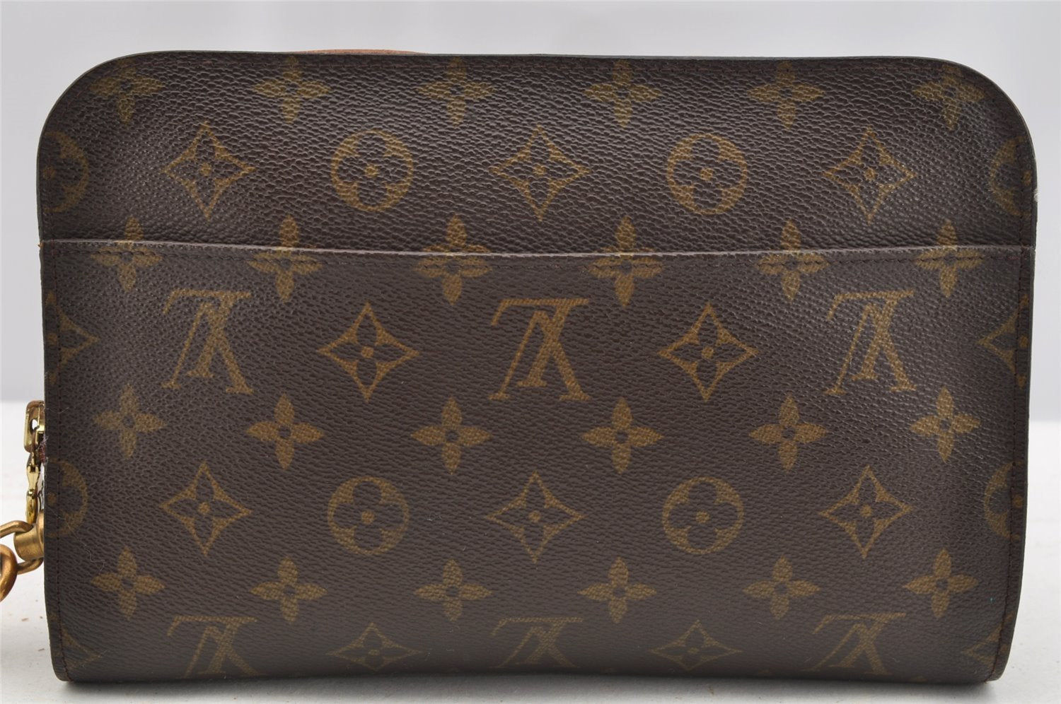 Authentic Louis Vuitton Monogram Orsay Clutch Hand Bag Purse M51790 LV 3855I