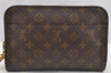 Authentic Louis Vuitton Monogram Orsay Clutch Hand Bag Purse M51790 LV 3855I