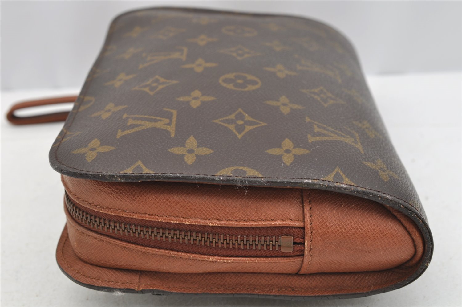 Authentic Louis Vuitton Monogram Orsay Clutch Hand Bag Purse M51790 LV 3855I
