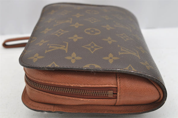 Authentic Louis Vuitton Monogram Orsay Clutch Hand Bag Purse M51790 LV 3855I