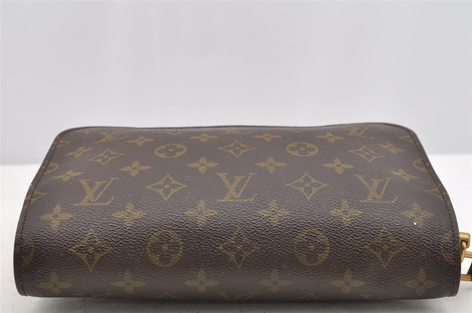 Authentic Louis Vuitton Monogram Orsay Clutch Hand Bag Purse M51790 LV 3855I