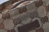 Authentic GUCCI Shoulder Cross Body Bag GG Canvas Leather 132907 Brown 3856I
