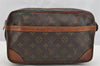 Authentic Louis Vuitton Monogram Compiegne 28 Clutch Hand Bag M51845 LV 3859I