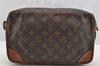 Authentic Louis Vuitton Monogram Compiegne 28 Clutch Hand Bag M51845 LV 3859I