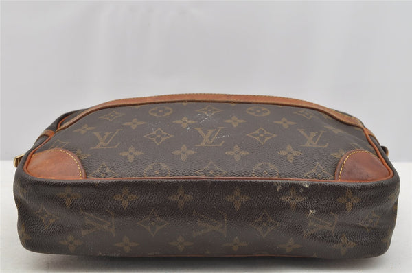 Authentic Louis Vuitton Monogram Compiegne 28 Clutch Hand Bag M51845 LV 3859I