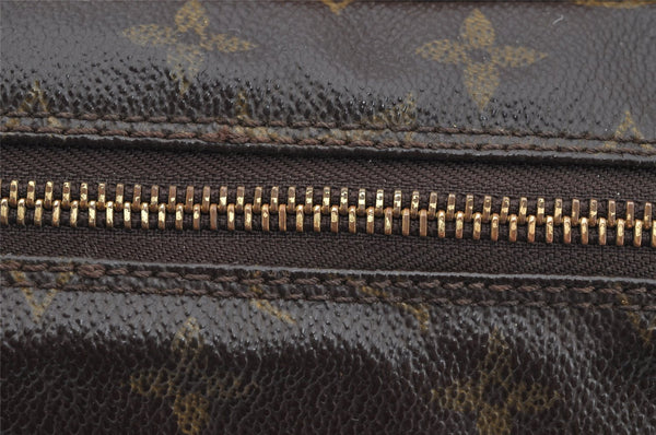 Authentic Louis Vuitton Monogram Compiegne 28 Clutch Hand Bag M51845 LV 3859I