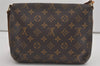 Authentic Louis Vuitton Monogram Musette Tango Shoulder Bag M51257 LV 3861I
