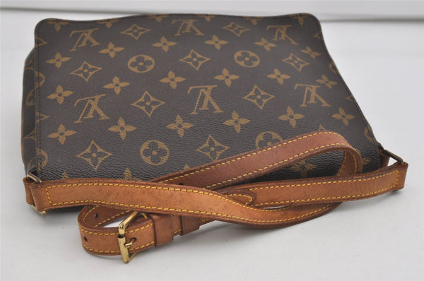 Authentic Louis Vuitton Monogram Musette Tango Shoulder Bag M51257 LV 3861I