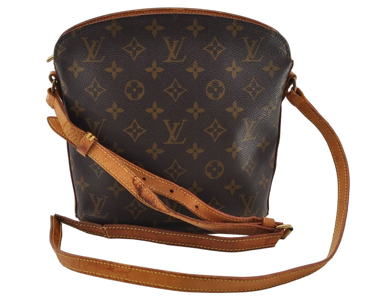 Authentic Louis Vuitton Monogram Drouot Shoulder Cross Bag M51290 Junk 3862I