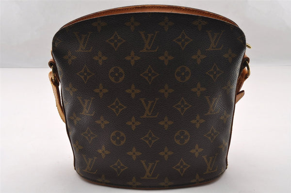 Authentic Louis Vuitton Monogram Drouot Shoulder Cross Bag M51290 Junk 3862I