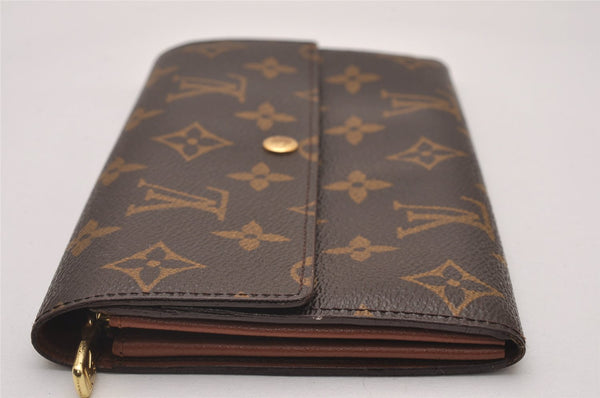 Auth Louis Vuitton Monogram Pochette Porte Monnaie Credit Wallet M61725 LV 3863I