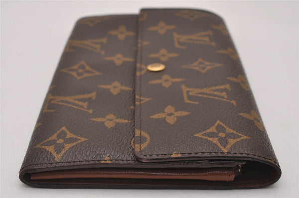 Auth Louis Vuitton Monogram Pochette Porte Monnaie Credit Wallet M61725 LV 3863I