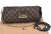 Authentic Louis Vuitton Damier Eva Accessories Pouch Hand Bag N55213 LV 3864E