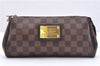Authentic Louis Vuitton Damier Eva Accessories Pouch Hand Bag N55213 LV 3864E