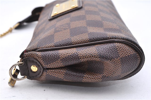 Authentic Louis Vuitton Damier Eva Accessories Pouch Hand Bag N55213 LV 3864E