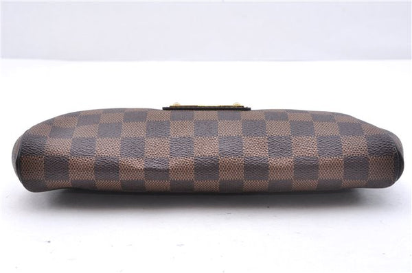 Authentic Louis Vuitton Damier Eva Accessories Pouch Hand Bag N55213 LV 3864E
