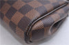 Authentic Louis Vuitton Damier Eva Accessories Pouch Hand Bag N55213 LV 3864E