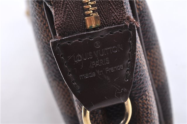 Authentic Louis Vuitton Damier Eva Accessories Pouch Hand Bag N55213 LV 3864E