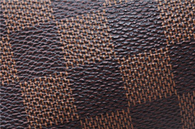 Authentic Louis Vuitton Damier Eva Accessories Pouch Hand Bag N55213 LV 3864E