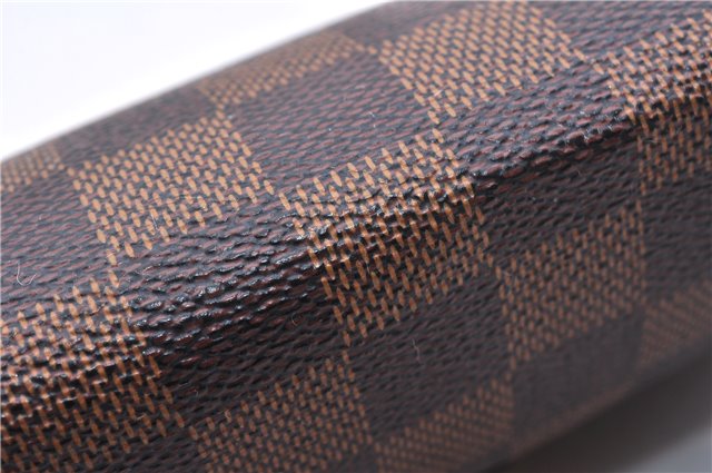 Authentic Louis Vuitton Damier Eva Accessories Pouch Hand Bag N55213 LV 3864E