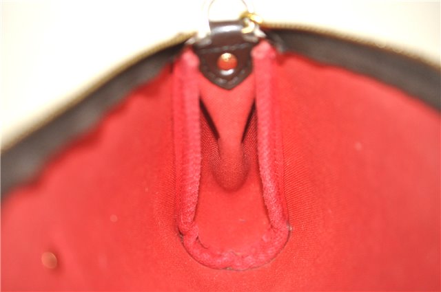 Authentic Louis Vuitton Damier Eva Accessories Pouch Hand Bag N55213 LV 3864E