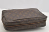 Auth Louis Vuitton Monogram Trousse Toilette 28 Clutch Hand Bag M47522 LV 3864I