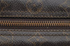 Auth Louis Vuitton Monogram Trousse Toilette 28 Clutch Hand Bag M47522 LV 3864I