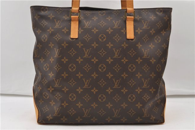 Authentic Louis Vuitton Monogram Cabas Mezzo Shoulder Tote Bag M51151 LV 3865E