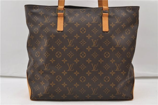 Authentic Louis Vuitton Monogram Cabas Mezzo Shoulder Tote Bag M51151 LV 3865E