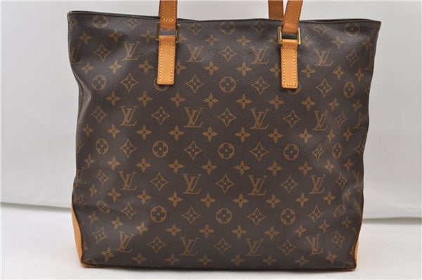 Authentic Louis Vuitton Monogram Cabas Mezzo Shoulder Tote Bag M51151 LV 3865E