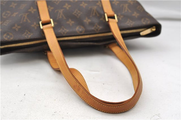 Authentic Louis Vuitton Monogram Cabas Mezzo Shoulder Tote Bag M51151 LV 3865E