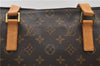 Authentic Louis Vuitton Monogram Cabas Mezzo Shoulder Tote Bag M51151 LV 3865E