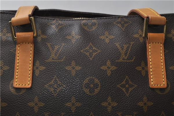 Authentic Louis Vuitton Monogram Cabas Mezzo Shoulder Tote Bag M51151 LV 3865E