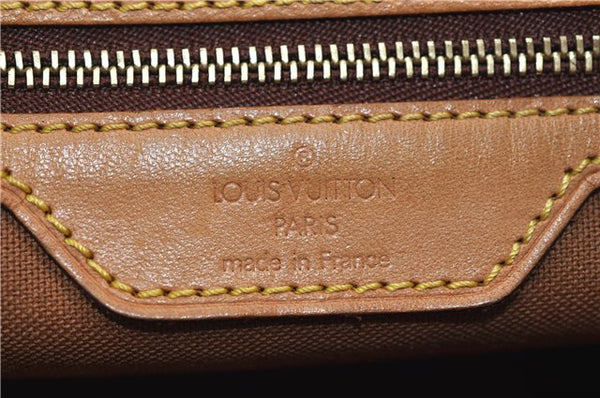 Authentic Louis Vuitton Monogram Cabas Mezzo Shoulder Tote Bag M51151 LV 3865E