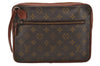 Authentic Louis Vuitton Monogram Pochette Sport Clutch Hand Bag Old Model 3865I