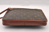 Authentic Louis Vuitton Monogram Pochette Sport Clutch Hand Bag Old Model 3865I