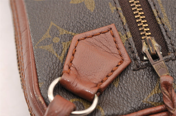 Authentic Louis Vuitton Monogram Pochette Sport Clutch Hand Bag Old Model 3865I